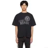 Banque De Rhude T Chemises De Grande Taille T-shirts Unisexes Poids Lourd Grand T-shirt Vintage Hip Hop T-shirt Surdimensionné Femmes Hommes Manches Courtes Street Fashion Tops JA3B