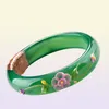 Natural Green Bracelets Colored Drawing Peacock and Flower Bracelets Bangles Gift For Women Jades Jewelry8769645