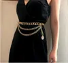 Vintage Layered Girls Body Chain Classic Ladies Gold Chain Belt Women Sexy Chainlink Waist Hip Belt4423893