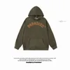 Mens Hoodies Sweatshirtler Erkekler İçin Büyük Boy Hoody Sweatshirt Cepleri ile Basit Mektup Tasarım Günlük Süet Kumaş Külot Bluz Unisex Hooded 231206