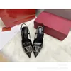 56% OFF Sports 2024 Stunning high womens new v-house pointed Rhinestone single shoes thin heels niche design Baotou sandals summer