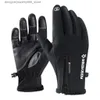 Cinco Dedos Luvas Luvas de Inverno Luvas de Motocicleta Homens Mulheres Luvas À Prova de Vento À Prova D 'Água Pesca Equitação Ciclismo Luvas de Inverno Luvas Quentes S-XXL Q231206