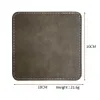 (300 pieces) PU Leather Coaster Blank Sublimation heat print DIY Customize Cup Pad can mix models