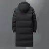 Männer Jacken Lange Daunenjacke Männer Mit Kapuze Mantel Winter Warme Dicke Puffer Weiße Ente Parkas Outdoor Oberbekleidung Winddicht 231206