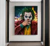 Filmstjärna The Joker Oil Canvas Målning trycker JOKE COMIC ART MALNING Väggbilder för vardagsrum Heminredning5886408