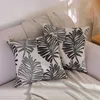 Cushion/Decorative Plam Leaves Throw Covers Set of 2 Luxury Soft Cushion Cases For Bed Couch Living Room Outdoor Patio Furniture