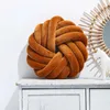Cushion/Decorative Handmade MaHua Cushion with Nordic Knot Flower Pattern for Comfortable Sitting Experience