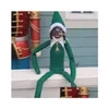 Weihnachtsdekorationen Snoop On A Stoop Elf Doll Spy Bent Home Decorati Year Gift Toy Drop Delivery Garden Festliche Party Supplies Dhia3