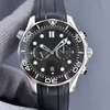 Wysokiej jakości męski zegarek z niebieską i sierową tarczą, pasek 41 mm, składana klamra, szafirowy szklany świecy Montre de Luxe Homme Watch, Dhgate