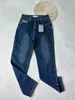 Jeans femme Designer 2023 Automne/Hiver Nouvelles Femmes Slim Fit Poche Lettre Tuyau De Fumée Pantalon Jeans Occasionnels 85Q6