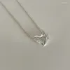 Pendant Necklaces Heart Necklace Adjustable Length Sliding Clavicle Chain Statement Pull-Out