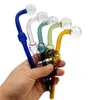 Skull Glass Pipe Pyrex Oil Burner Pipe Colorful Glass Smoking Pipes Color Randomly Send