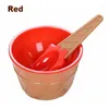 Bowls Creative Ice Cream Bowl Spoon Set Cute Children Kids Colorful Plastic Dessert Kitchen Tableware Supplies