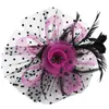 Bandanas Tea Party Hat Women Headpiece fascinator pannband bankett huvudbonad brud dekoration blommor pannband