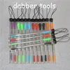 100pcs الشمع dabber أداة الشمع داب مع طرف السيليكون والأنابيب تركز أداة dabber الأنا zz