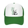 Kulkapslar coola panda björn trucker hatt kvinnor män anpassningsbara unisex baseball cap hip hop snapback