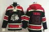 Maillots de hockey Old Time Blackhawks de qualité supérieure, 19 Jonathan Toews, pull à capuche, veste d'hiver, commande mixte