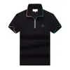 polo homme t-shirt Business designer polo luxe Brangdy chemises mode femme 260g 100% pur coton lettre impression design à manches courtes prix de gros M-XXXL