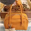 Women Vintage Shoulder Bags Handbag Large Capacity Luxury Design Soft Brown Square Bags Female Tote Boston