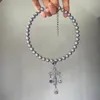 Kedjor y4qe palats vintage halsband gotisk halschain kedja hänge choker crucifix daglig slitage smycken