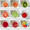 Cushion/Decorative New Creative Fruit Seat Cushion Plush Sofa Bedroom Living Room Throw Garden Chair Cover Floor Round Shape Home Decoration