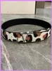 Nya Leopard Print Belt Fashion Women Belts Designer Mens Business Belt Reversible Letters Needle Buckle Midjeband Designers Casual3703832