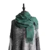 2023 di Marca di Lusso Soild Cashmere Sciarpa Delle Donne di Inverno Caldo Scialle e Impacchi Hijab Negozio Pashmina Lungo Femminile Foulard Testa Sciarpe