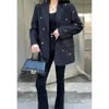 Women's Suits Blazers Blazer perle a manches longues et col rabattu veste imbibee de diamants bets blazers manteau cardigan offres speciales avocat Y 231205