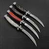 4 Style New Tactical Holiday Knife EDC Mirror Blade Acrylic Handle Outdoor Automatic Camping Gifts Tool Machete Men Hunting For Multi-F Ubxq