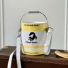 7A Bags Bags Paint Can Kobiet designerski torebki mody litery skórzane miękki sznurka