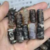 Loose Gemstones 1pcs/lot Natural Agate Beads Carving Plants Bamboo Diy Necklace Bracelet Earrings Jewelry Amulet Folk-custom Taki