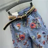 Jeans voor heren Bloemenjeans Dames Lente Hoge taille Losvallende broek Persoonlijk bedrukte denim Harembroek Damesjeans Jean Femme 231206