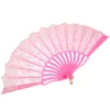 Decorative Figurines Portable Fan Vintage Folding Hand Handheld Dancing Props Party Favor Lace Wedding Fans For Adults Tea Miss