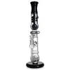 Phoenix Glass Vaste kanten Spheer PERC Freeisterbare spiraal Tube Bong Glazen waterpijp Bouw een glycerine-waterpijp rokende bongs 17 inch