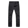 Pantaloni da uomo Uomo Inverno Peluche Tenere al caldo Impermeabile Neve Sci Arrampicata Trekking Foderato in pile Ripstop Campeggio Antivento Outdoor 231205