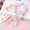 Unicorn Children's Decorative Halsband Set Little Girl Baby Jewelry Birthday Present