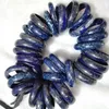 Véritable Asie 60 mm rare naturel lapis lazuli bracelet bracelet en pierres précieuses