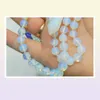 Hexagonal ädelsten helande chakra reiki opal opalite stenhänge halsband 18quot4732168