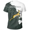 Sweats à capuche pour hommes Sweatshirts South African Springbok T-shirt unique Style Scratch Vêtements pour hommes Zone africaine T-shirt Casual Print Street Style
