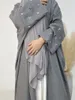 Roupas étnicas Elegante Robe Bordado Muçulmano Abaya Moda Festa Vestido Longo Vestido de Noite Maxi para Mulheres