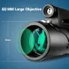 Jumelles de télescope 50X60 militaire puissant zoom longue portée HD monoculaire professionnel portable basse vision nocturne pour la chasse 231206