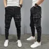 Jeans para hombres Pantalones de carga High Street Hip-Hop Personalidad Monos de moda Pantalones casuales Jeans Hombre Pantalones holgados Pantalones ajustados Y2K 231206