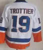 Hommes Vintage Classic New York Hockey Jerseys 22 Mike Bossy 5 Denis Potvin 9 Clark Gillies 19 Bryan Trottier 31 Billy Smith 32 Steve Thomas 1