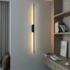 Lâmpada de parede designer simplicidade led quarto sala estar corredor escada caso decoração longa vara luminária casa iluminação