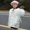 Down Coat Girls 'Jacket Middle Changxin Junior School Children Baby White Duck Free Washing