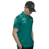 Men's T-shirts Outdoor T-shirts 2023 New F1 Racing Suit Aston Martin Alonso Team Same Short Sleeve Polo Shirt for Ujnf