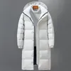 Men s Jackets Men Winter Long Duck Down Coats Hooded Casual High Quality Male Outdoor Windproof Warm Mens Clothing l231206