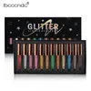 Combinazione ombretto/liner 12 pezzi/lotto glitter eyeliner liquido paillettes luccicanti metallizzati perlescenti eyeliner ombretto trucco cosmetico impermeabile 231207