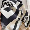 Scarves 2023 Winter Scarf Women Square Cashmere Shawl Wraps Pashmina Blanket Neckerchief Female Foulard Bufanda