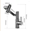 Bathroom Sink Faucets Washbasin Black Gold Faucet Basin Light Luxury Rotating Mixer Tap Multi-function Digital Display